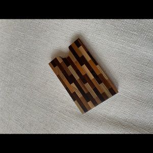 Japanese “Yosegi” handicraft card holder